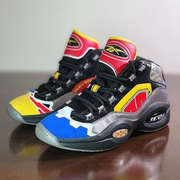 Reebok Other - Reebok Question Mid Power Rangers Megazord Basketball Shoes Limited Edition  9.5